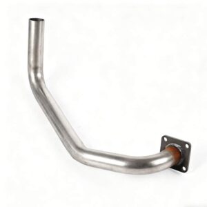 Mandrel bent stainless steel exhaust pipe with precision TIG welded fabrication for motorcycle and automotive exhaust systems