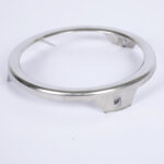 Custom Stainless Steel Stamped Retaining Ring with Locking Tabs Precision Form...
