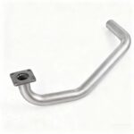Mandrel bent stainless steel exhaust pipe with precision TIG welded fabrication for motorcycle and automotive exhaust systems