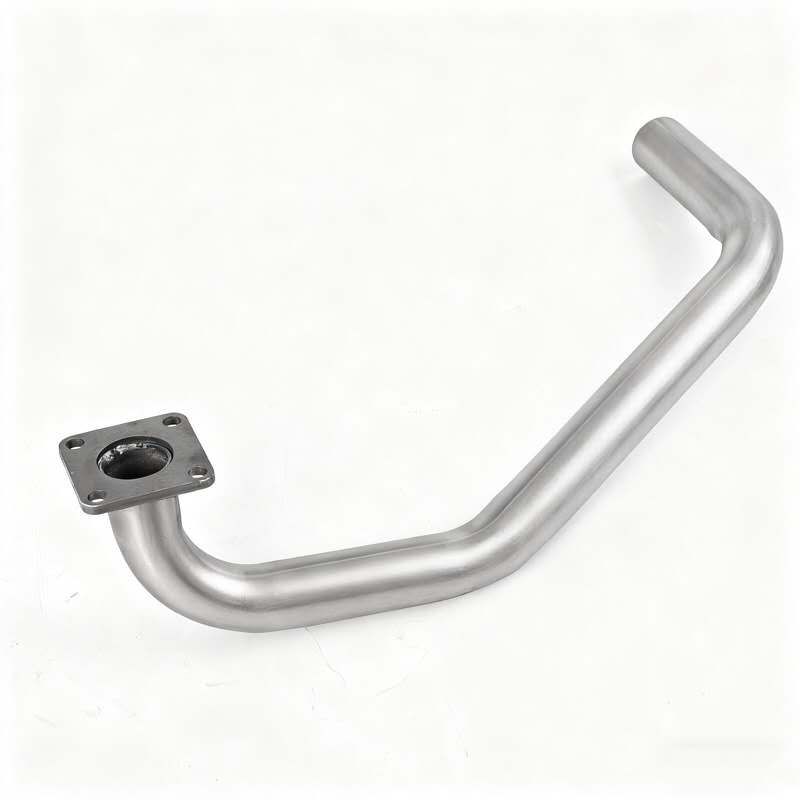 Mandrel bent stainless steel exhaust pipe with precision TIG welded fabrication for motorcycle and automotive exhaust systems