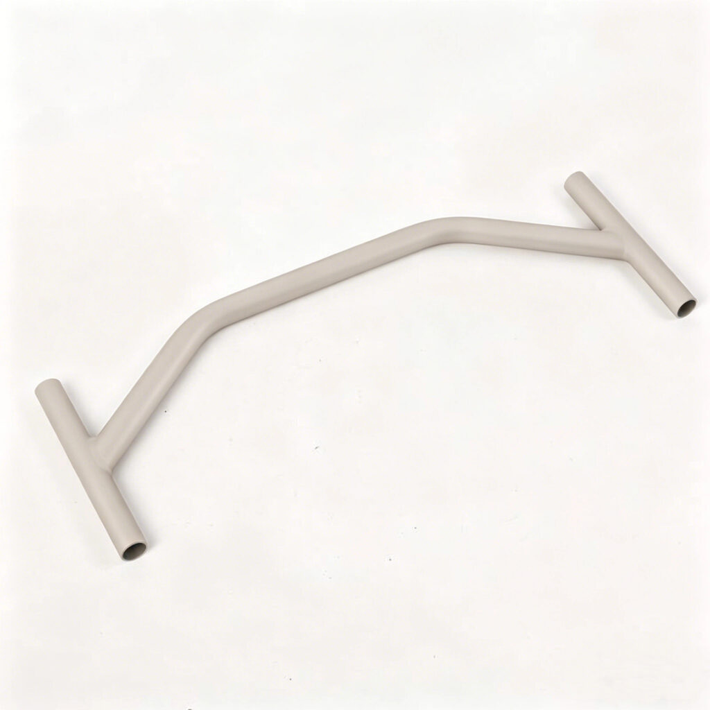 Custom TIG Welding Aluminum Grab Bar with Robust Sandblasted Powder Coating fo...