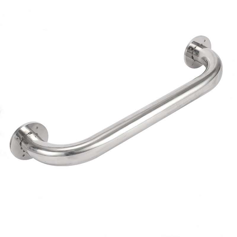 Heavy duty stainless steel welded grab bar for bathroom safety support system made of SUS304 with brushed anti-slip finish for elderly and disabled assistance