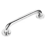 Heavy duty stainless steel welded grab bar for bathroom safety support system made of SUS304 with brushed anti-slip finish for elderly and disabled assistance