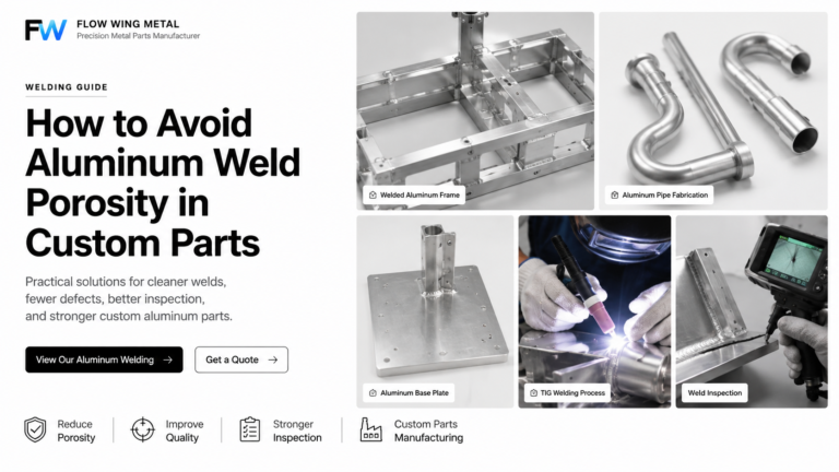 How to avoid aluminum weld porosity in custom aluminum parts
