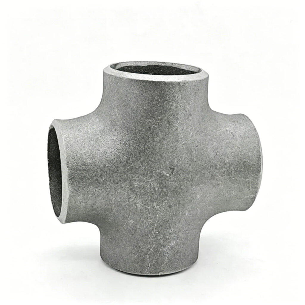 Extremely Precise Elbow Cross Four Way Symmetrical Balanced Flow Header Assemb...