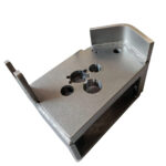 Precision Stainless Steel Welded Assemblies Custom Fabricated Machine Housing Base with CNC Machined Features and Sandblasted Surface Finish