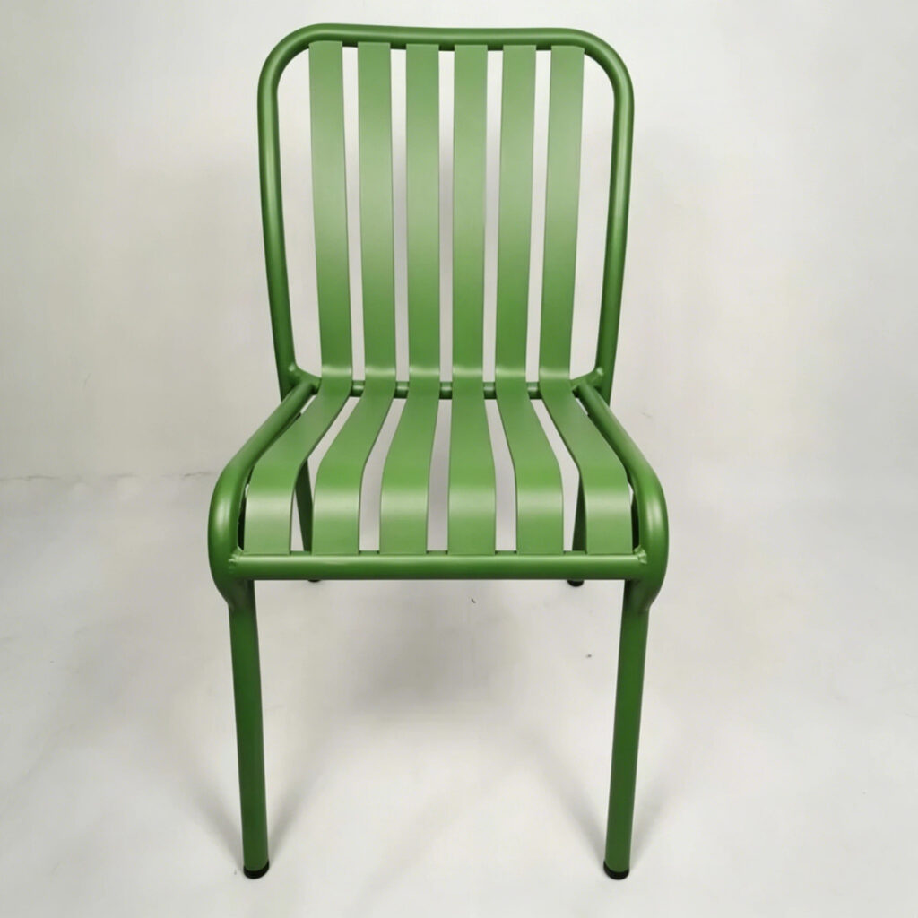 Outdoor dining Aluminum Chairs Patio set with reliable weatherproof aluminum construction