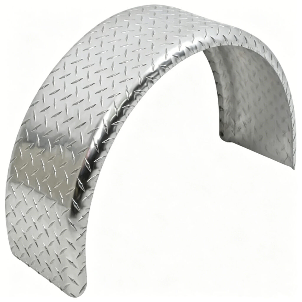 Aluminum Fender 5052 Alloy Boat Trailer RV Wheel Arch Protection 1 Алюминиевое Крыло, Изготовленное Из Сплава 5052 Для Защиты Колес Лодочного Прицепа, Автодома И Утилитарного Прицепа