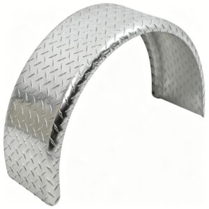 Aluminum Fender made from 5052 alloy for boat trailer, RV and utility trailer wheel protection