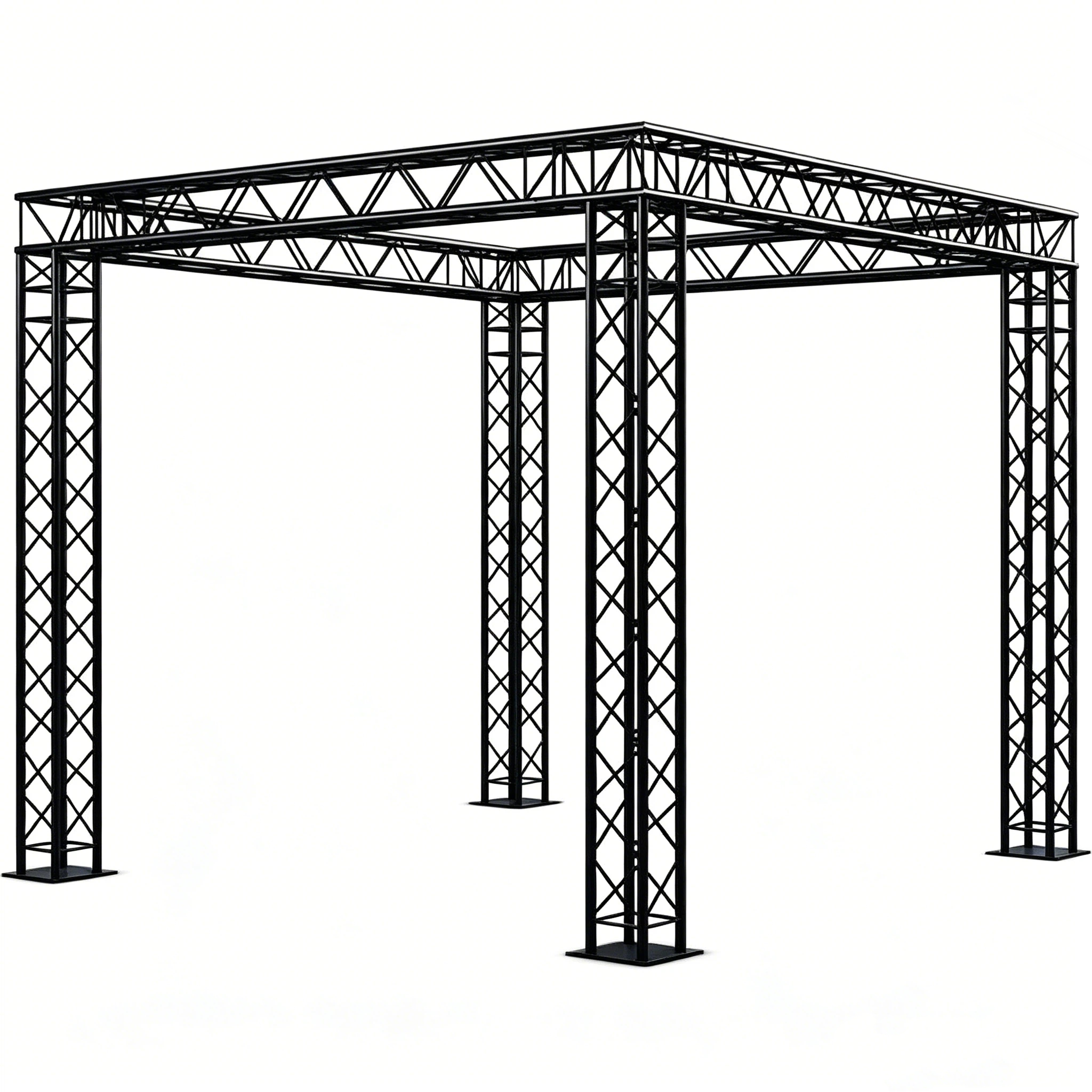 High Load Safe Aluminum Stage Truss Rigid Hollow Construction Twist Free Connection Concert Rigging Event Structure 3 엔터테인먼트 및 이벤트 제작을 위한 헤비 듀티 알루미늄 트러스