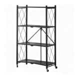 Industrial shelving with wheels and 800 lb per shelf capacity