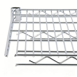 Heavy-duty industrial shelving with wheels for workshop parts