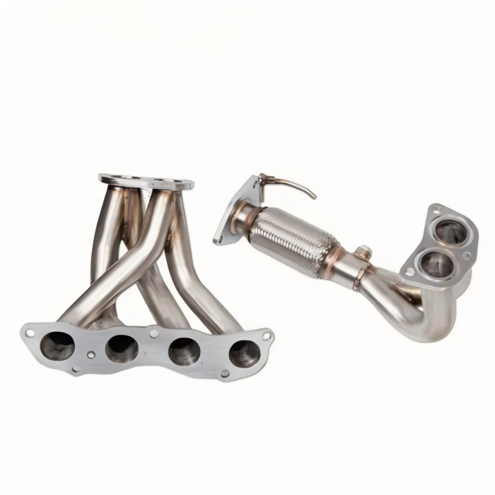 Pipe Exhaust Manifold Welding Service 3 Inch 304 Stainless with Ultimate Heat Resistance for Turbo Engines 4 Colector de Escape de Tubería Personalizado con soldadura TIG de precisión y construcción de acero inoxidable resistente al calor