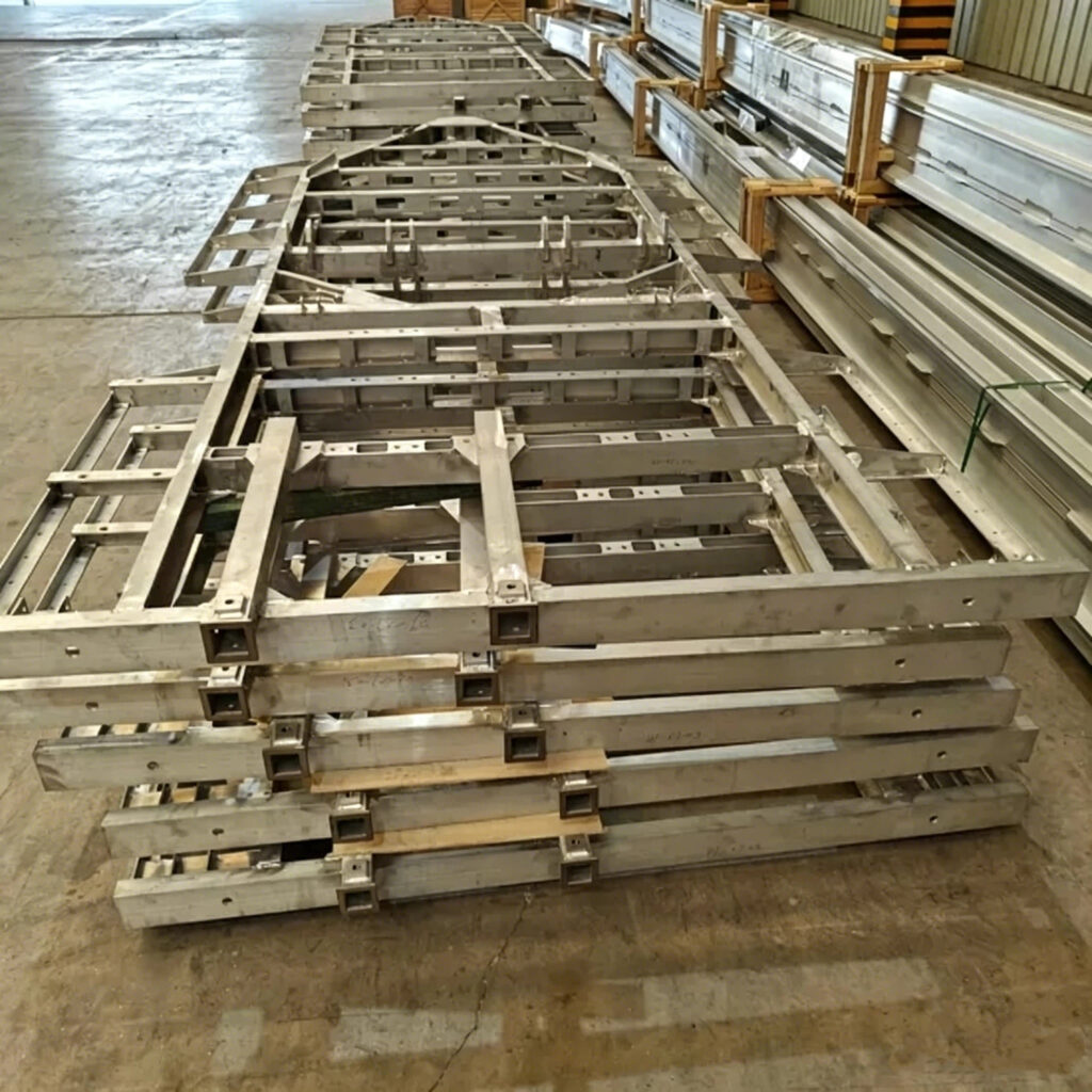 Batch stacked industrial aluminum-machine-frame, factory mass production aluminum equipment frames for mechanical equipment