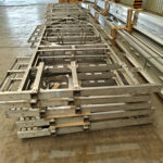 Batch stacked industrial aluminum-machine-frame, factory mass production aluminum equipment frames for mechanical equipment