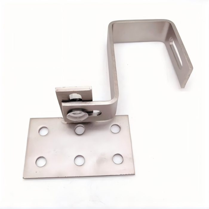 Aluminum support bracket with 2 axis adjustable design and TIG welding service for industrial applications
