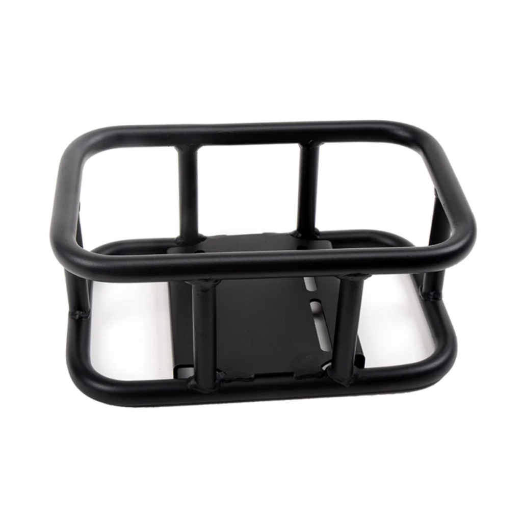 Aluminum Welded Motorcycle Rear Luggage Rack with Heavy Load Capacity and Black Powder Coated Protection 3 내구성 있는 용접 구조의 경량 모터사이클 러기지 캐리어