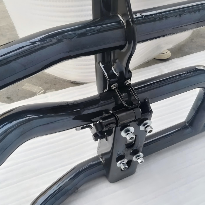 Bumper Guard Front black metal mounting hardware for vehicle bumper guard