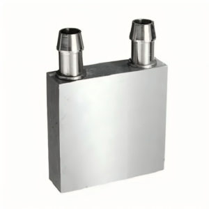 Cooling Plate Electric with 4 pass aluminum finned design for efficient liquid cooling and heat dissipation