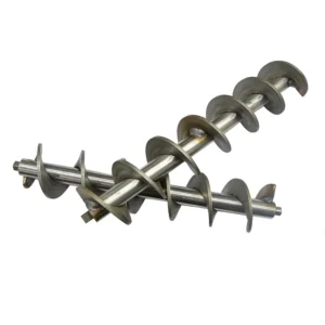 custom mig welded auger shaft