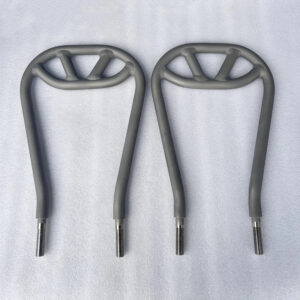 Custom TIG Welded TC4 Titanium Frame with double threaded ends