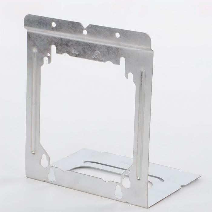 Custom Electrical Box Mounting Bracket Welding Service with 5 Adjustable Sizes for Secure Installation 3 Electrical Box Mounting bent galvanized steel electrical box wall mount frame