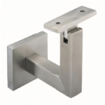 Support de poteau de main courante soudé pour systèmes de montage sécurisés sur limon d'escalier