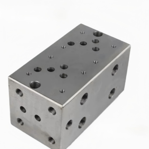 CNC machined Hydraulic Manifold Valve with durable aluminum block construction for hydraulic systems