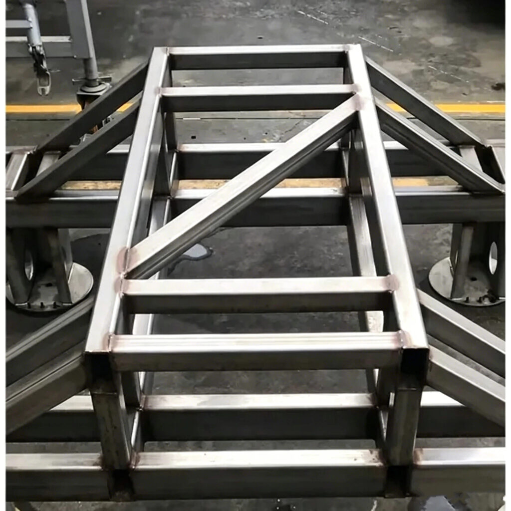 Marco de soporte de máquina industrial estilo armadura galvanizada soldada de Machine Frame
