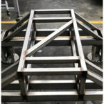 Marco de soporte de máquina industrial estilo armadura galvanizada soldada de Machine Frame