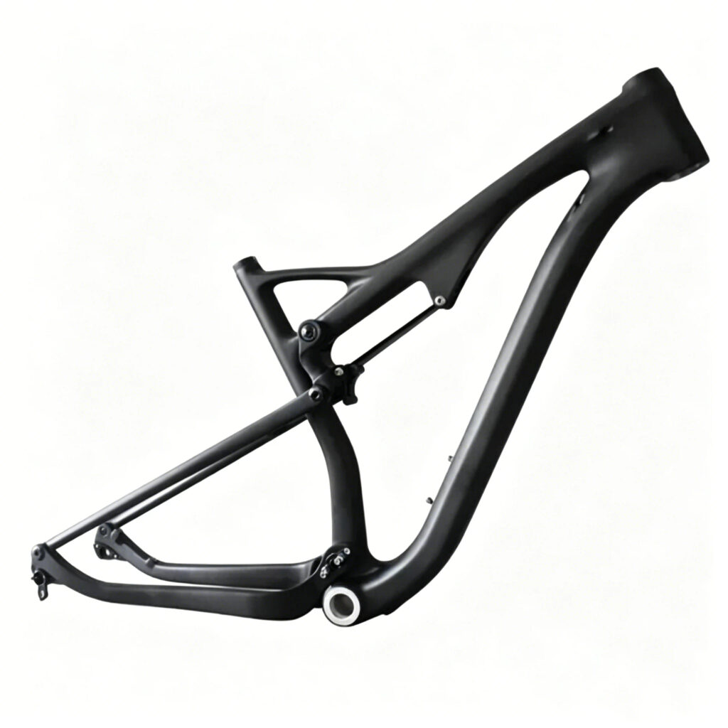 MIG welding bicycle frames black mountain bike frame blank