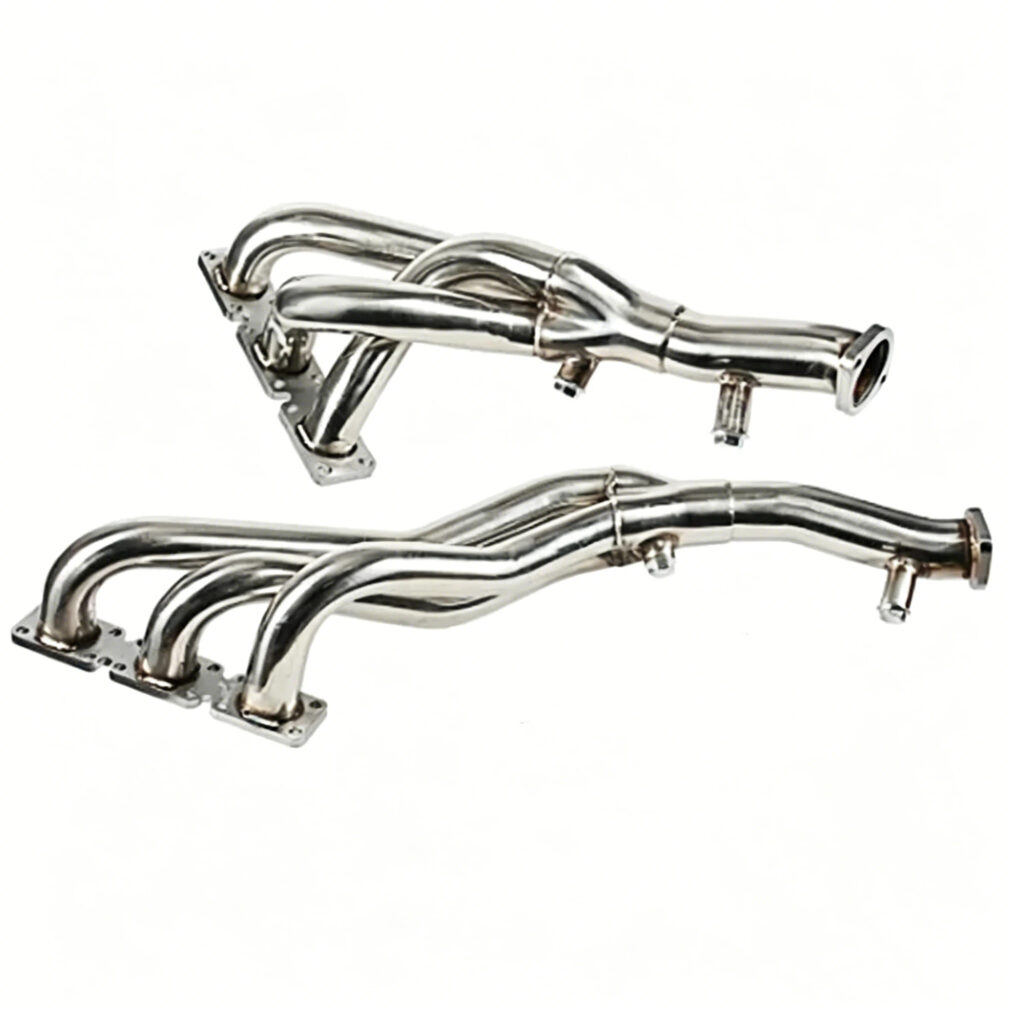 Motorcycle Exhaust Headers Stainless Steel 4 Into 1 Tubular Design 1 Colectores de Escape para Motocicleta Personalizados fabricados para flujo de aire mejorado y rendimiento del motor