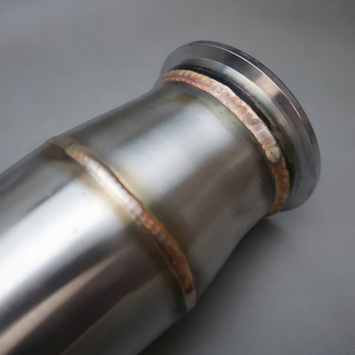 Pipe Exhaust Manifold Welding Service 3 Inch 304 Stainless with Ultimate Heat Resistance for Turbo Engines 2 Colector de Escape de Tubería de alto rendimiento con fabricación de soldadura personalizada para sistemas de escape automotrices