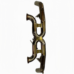 TIG welded Titanium Cat Back Exhaust system with durable titanium construction for racing vehicles