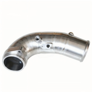 Custom Titanium Intercooler Pipe designed for turbocharged engines with accurate fitment