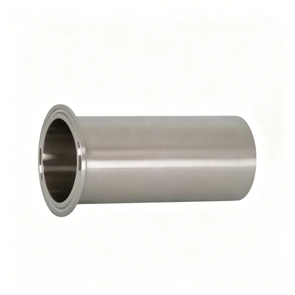 Extremely Precise Weld On Ferrule Sanitary Clamp End Hygienic Connection Food Dairy Brewery Equipment 304 316L Stainless Steel 2 Ghiera saldata 304 316L per connessioni pulite e resistenti alla corrosione