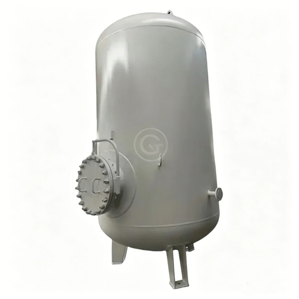 Welded pressure vessel vertical stainless steel storage tank