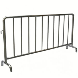 Welding pipe fence stainless steel welded crowd control pipe barrier