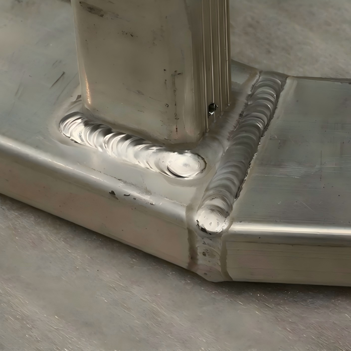 Custom square tube steel welding service with high strength joints