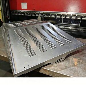 Reliable Machine Guard Fabrication 1 Inch Clearance Per OSHA Plasma Cut Welded Mesh Panel Robotic Cell Enclosure - Mig Wel...