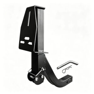 Secure Aluminum Spare Tire Mount RV Bumper Carrier Off Road Trailer Swing Arm ...