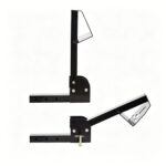 Secure Aluminum Spare Tire Mount RV Bumper Carrier Off Road Trailer Swing Arm ...