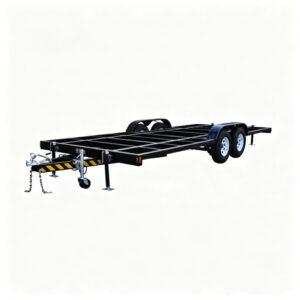 Heavy Duty Aluminum Trailer Frame Accurate 2×4 Inch Rectangular Tube Car Hauler Base Utility Trailer Bed Support - Ti...