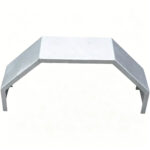 Impact Resistant Diamond Plate Fender Reliable Horse Trailer Tire Shield Tract...