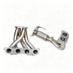 Durable Motorcycle Exhaust Headers Accurate 4 Into 1 Design 2 Inch Primary Tub...