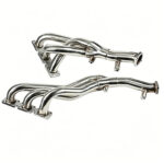 Durable Motorcycle Exhaust Headers Accurate 4 Into 1 Design 2 Inch Primary Tub...