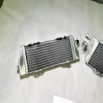 High Performance Motorcycle Radiator 6061 Aluminum Reliable Sportbike Engine C...