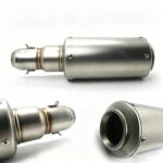 Heat Resistant Motorcycle Exhaust Tube Reliable 304 Stainless Steel Custom Dra...
