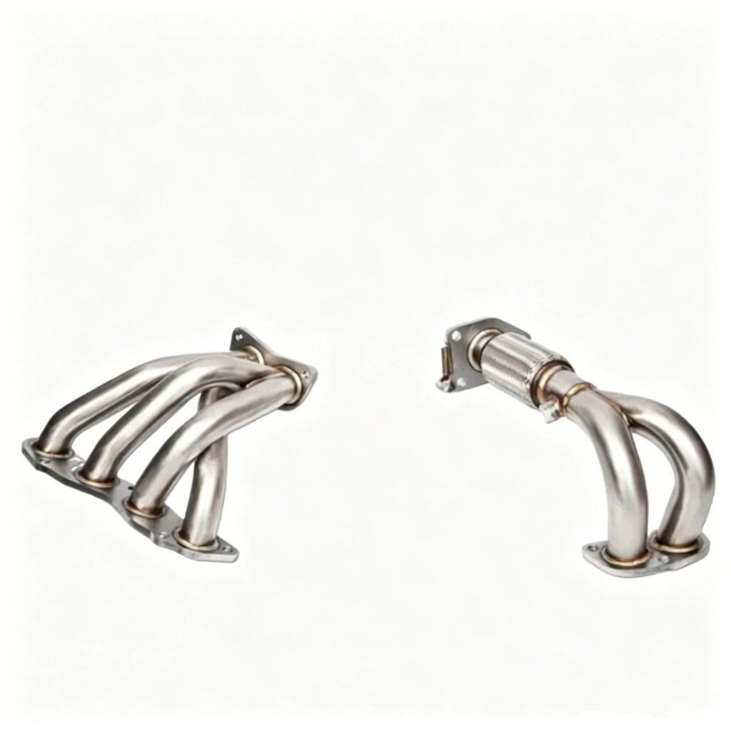 Durable Motorcycle Exhaust Headers Accurate 4 Into 1 Design 2 Inch Primary Tub...