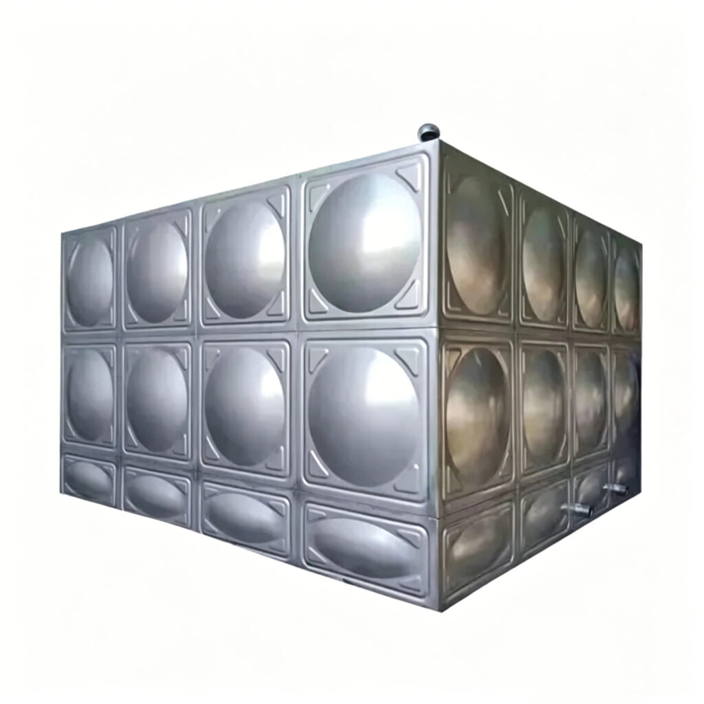 Heavy Duty Welded Steel Water Tank 3 8 Inch Wall Thickness Industrial Process ...